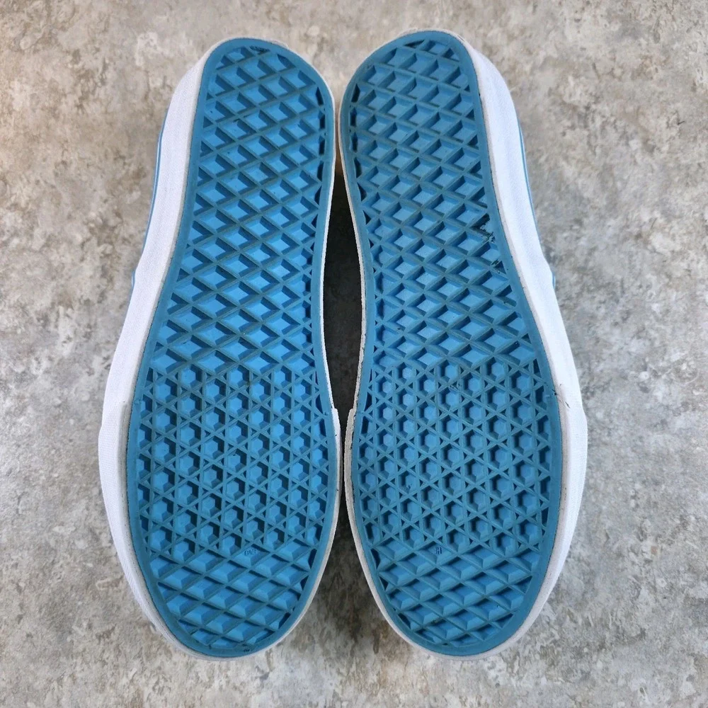 Vans Authentic Hawaiian Ocean Mens 6 Womens 7.5 Blue And Purple Skate Shoes
